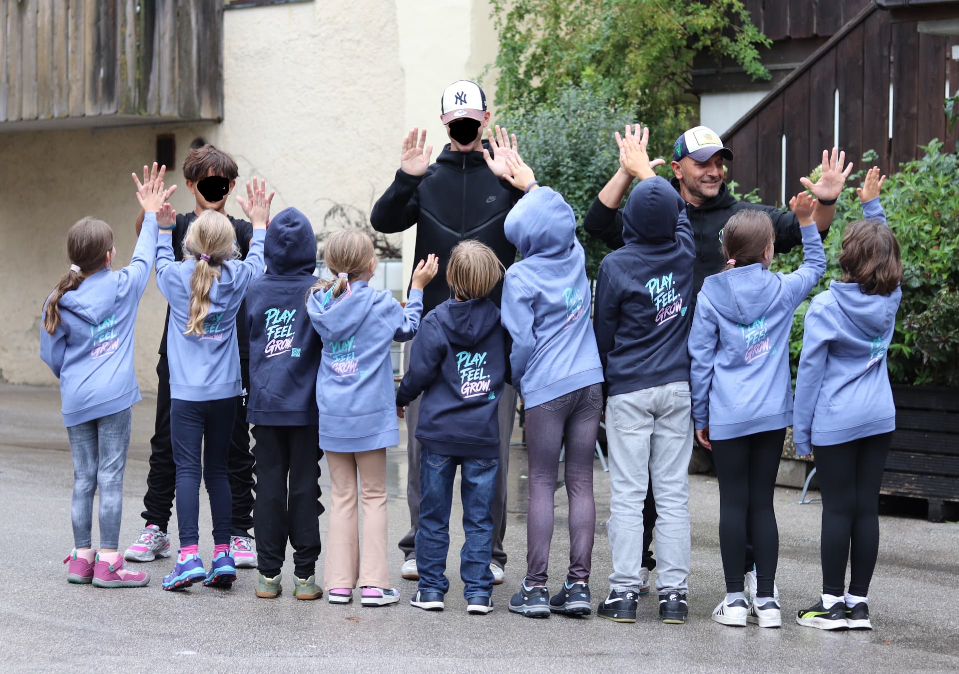 Gemeinsamer Abschluss des BeYou Ferienabenteuers in Wolfratshausen