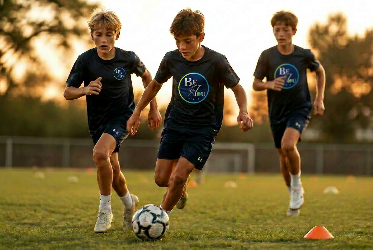 Junge Spieler im Training